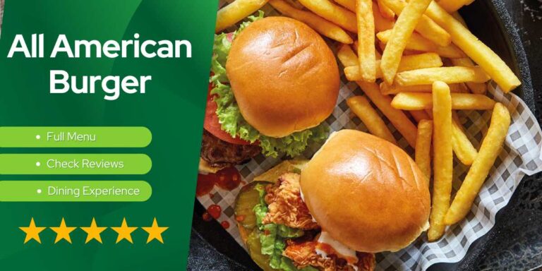 All American Burger - Delicious Menu and Add-ons