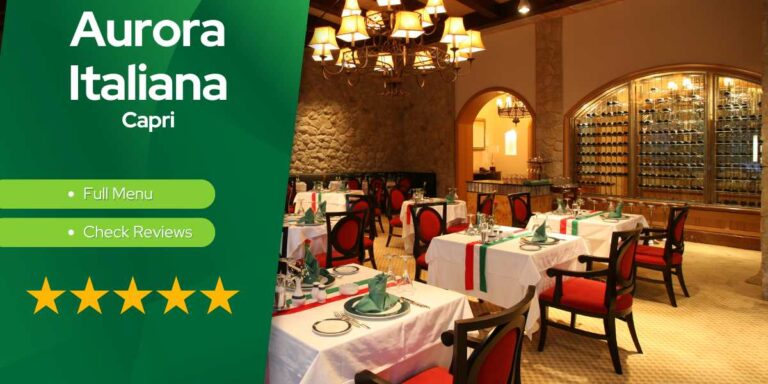 Aurora Italiana - Main Courses and Dining Experience